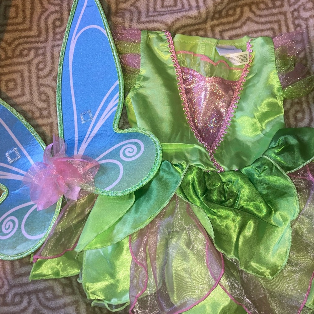 Disney Green and Blue Halloween Fairy Costume